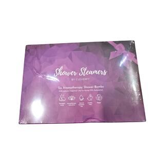 NEW NIB Cleverfy Set of 6 Aromatherapy Shower Bombs Self Care